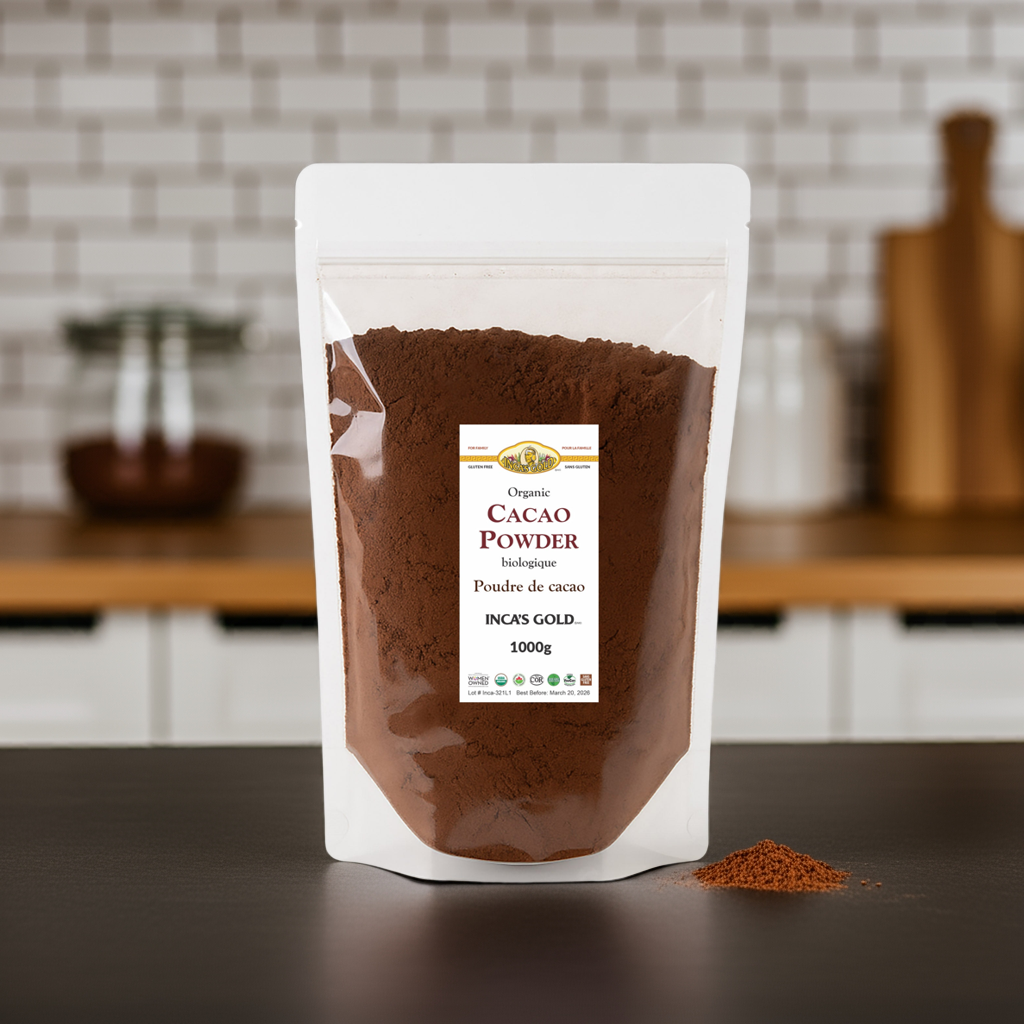 Organic Cacao Powder - 1 Kg - Warehouse pack