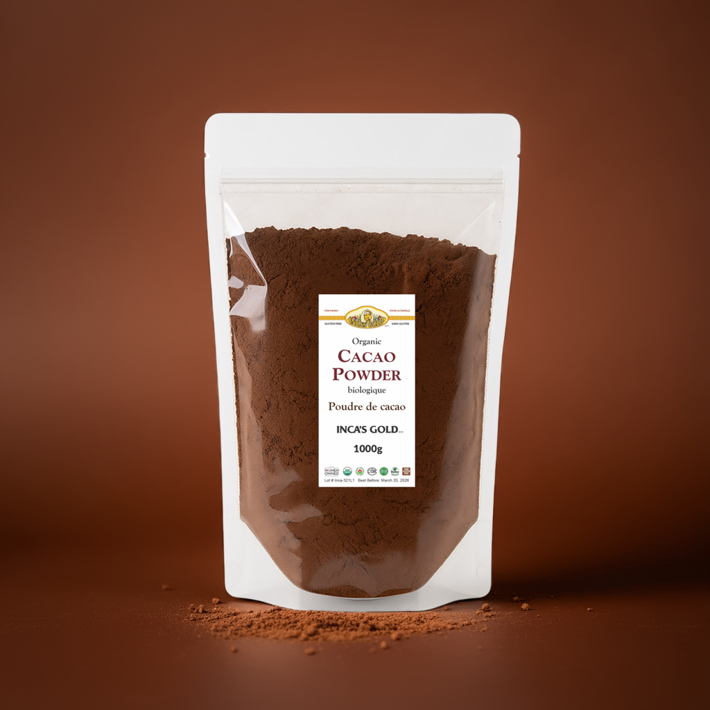 Organic Cacao Powder - 1 Kg - Warehouse pack