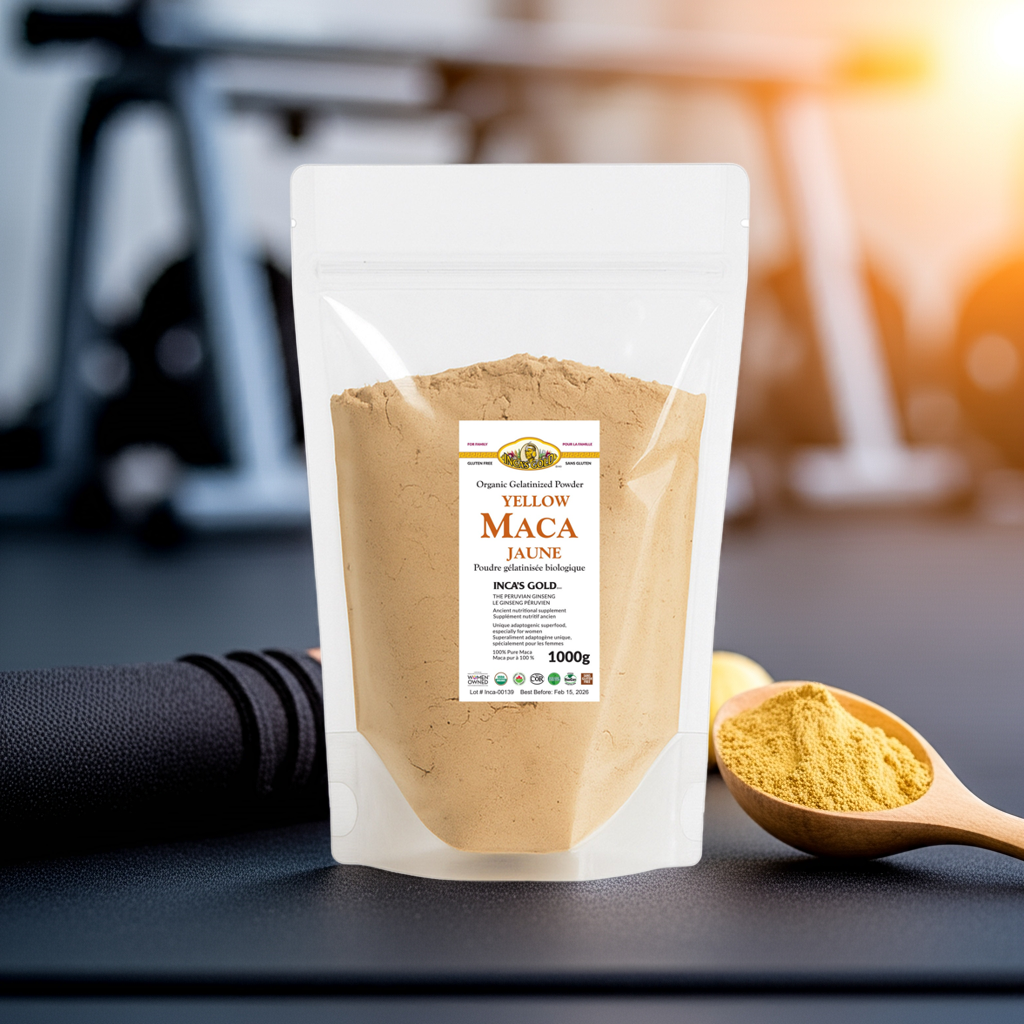 Organic Yellow Maca Powder - 1 Kg - Warehouse pack