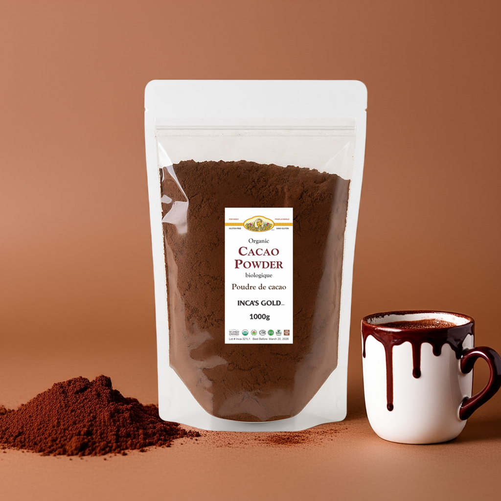 Organic Cacao Powder - 1 Kg - Warehouse pack
