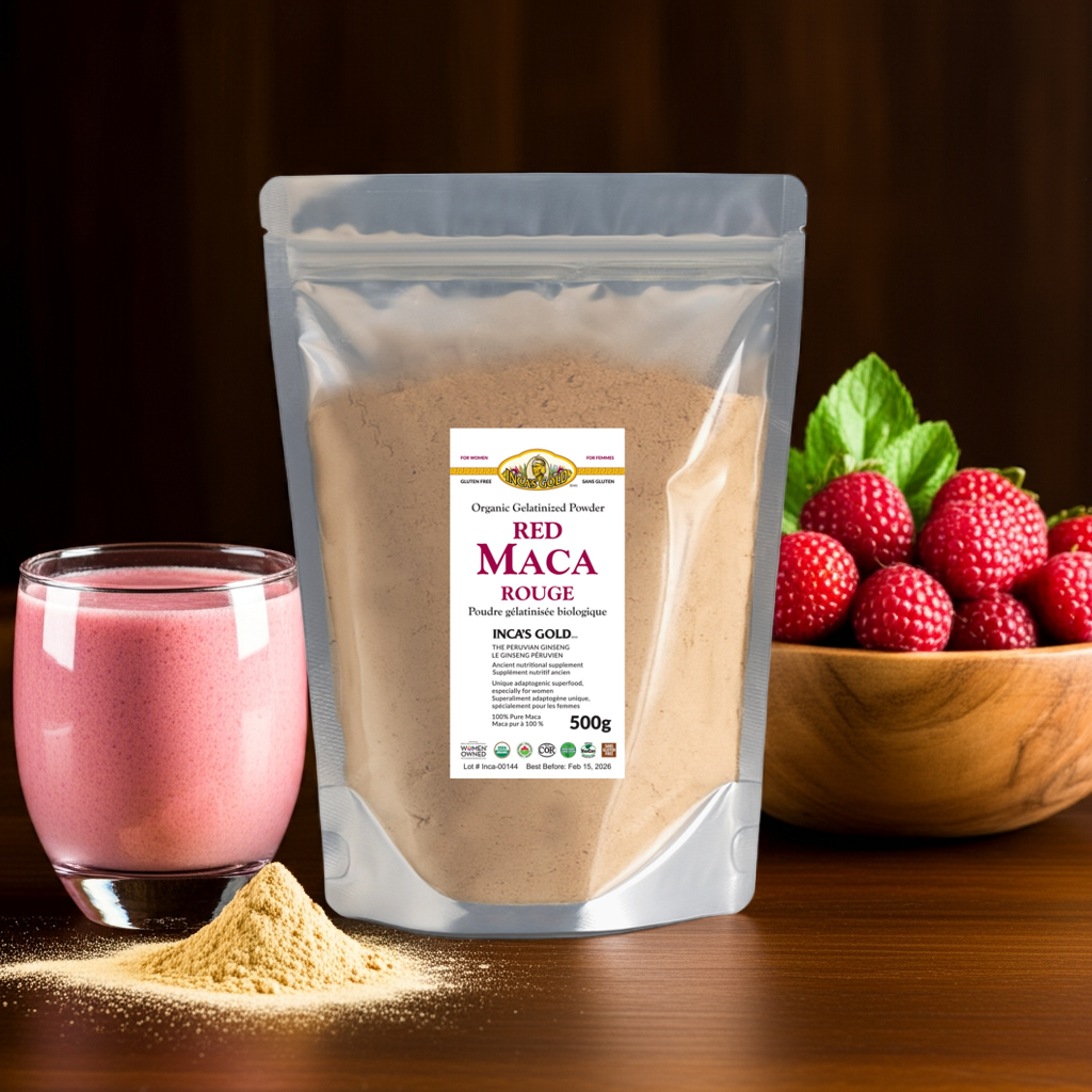 Organic Red Maca Powder - 500g - Warehouse pack