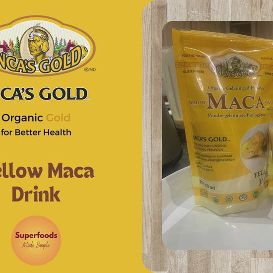 How to make yellow maca drink?
