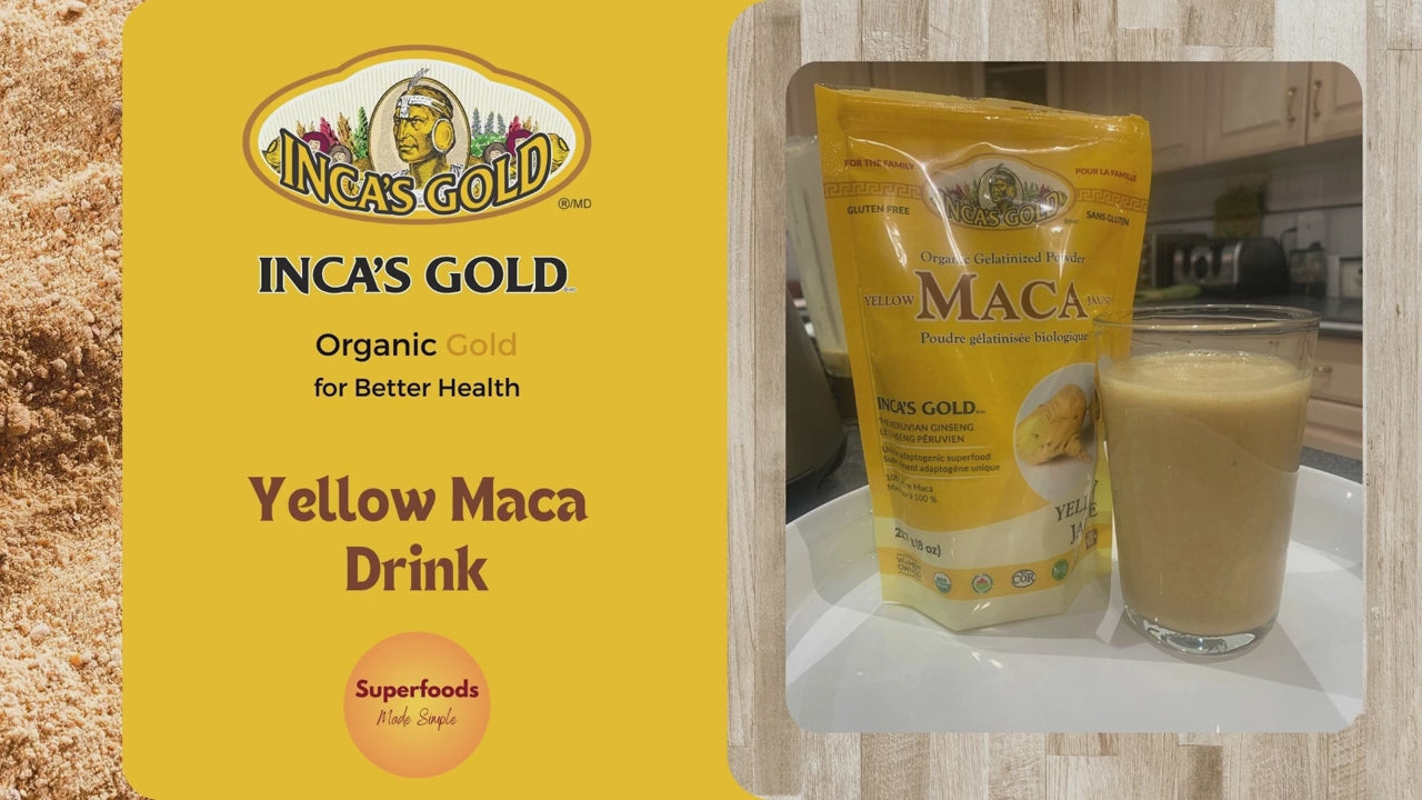 How to make yellow maca drink?