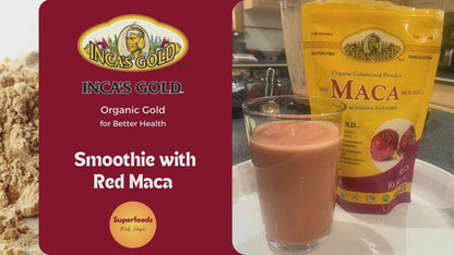 How to make smoothie with red maca?