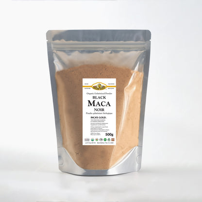Organic Black Maca Powder - 1 Kg - Warehouse pack