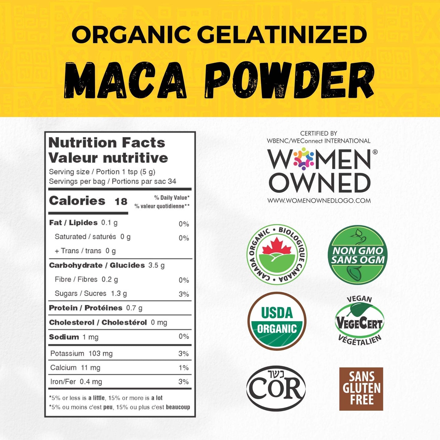 Organic Black Maca Powder - 170g