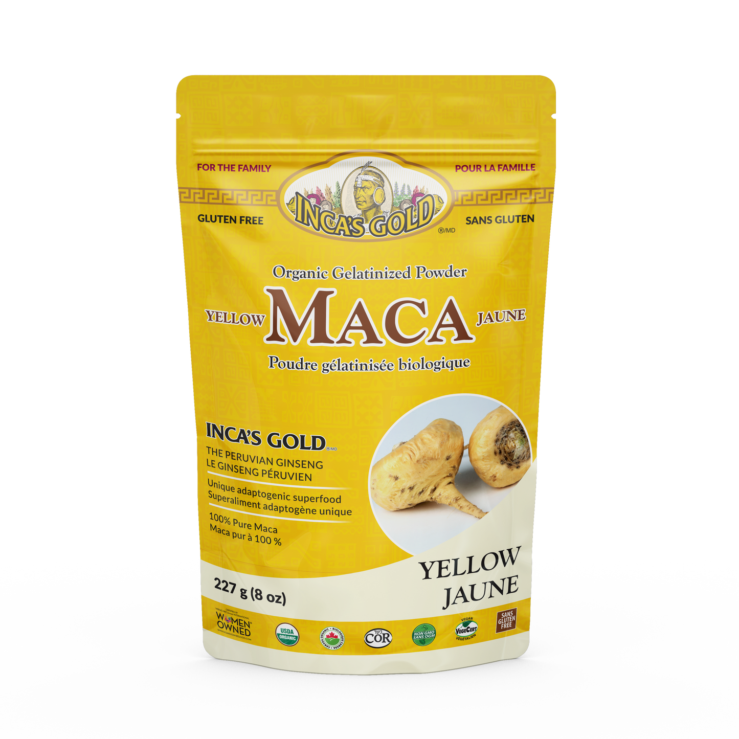Organic Yellow Maca Powder - 227g