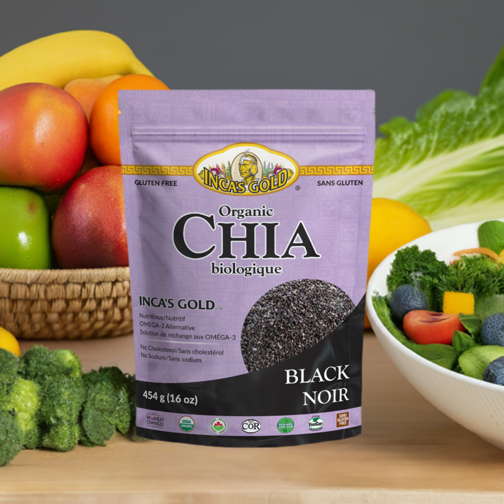 Organic Black Chia Seeds – 454g