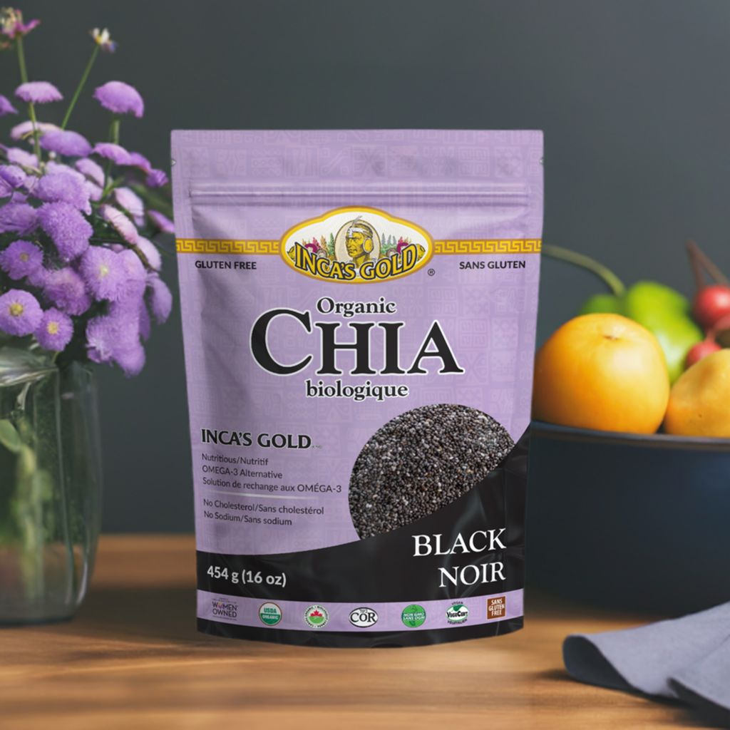 Organic Black Chia Seeds – 454g
