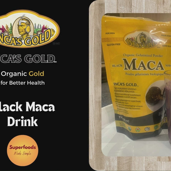 How to make black maca drink?