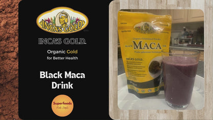 How to make black maca drink?