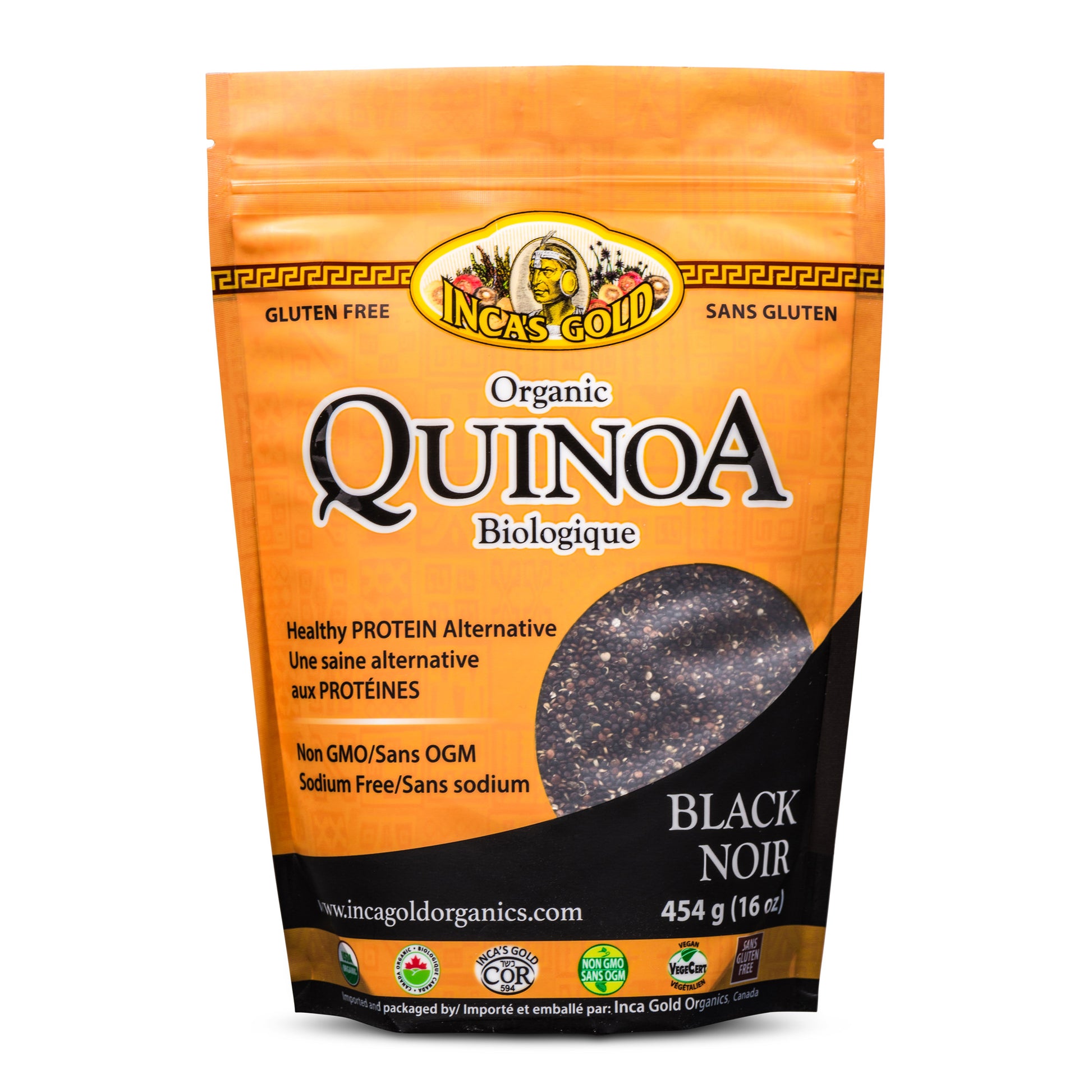 INCA'S GOLD Organic Black Quinoa 454g