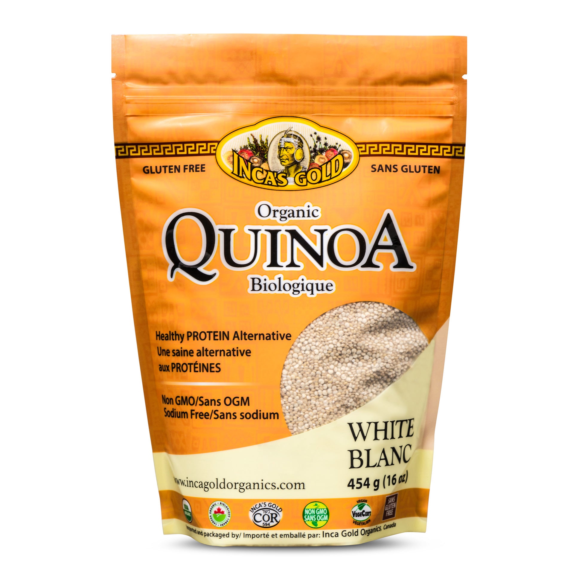 INCA'S GOLD Organic White Quinoa 454g